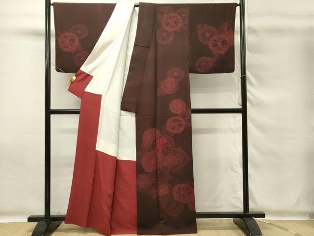 平和屋着物■訪問着　刺繍　乱菊　正絹　逸品　DABG4290qp