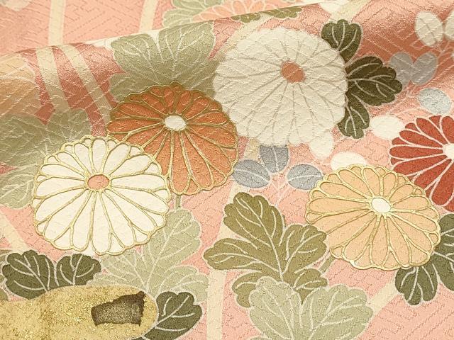 平和屋着物■訪問着　鴛鴦　籬花文　暈し染め　金彩　正絹　逸品　DABG4496qp