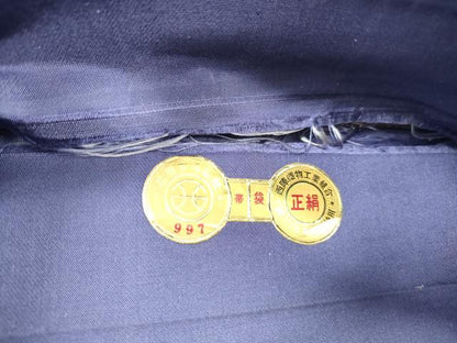 平和屋着物◎西陣　仲田織物謹製　六通柄袋帯　樹林文　金糸　引箔　証紙付き　正絹　逸品　DABG4655qa