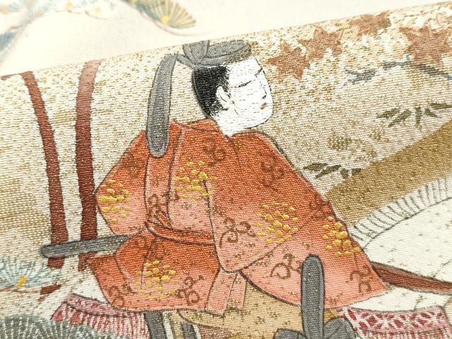 平和屋着物■豪華色留袖　作家物　人物風景文　暈し染め　金糸　金彩　正絹　逸品　DABG4699qa