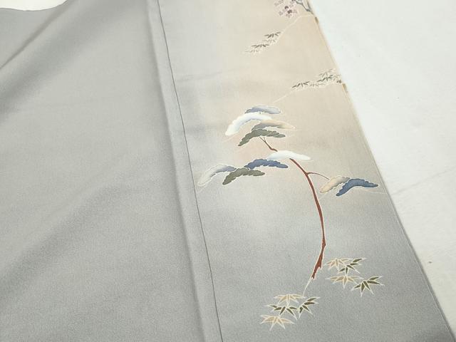 平和屋着物■豪華色留袖　作家物　人物風景文　暈し染め　金糸　金彩　正絹　逸品　DABG4699qa