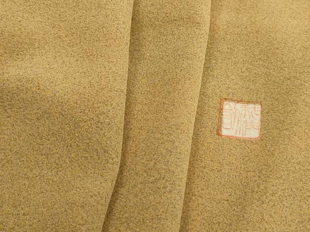 平和屋着物■上質な小紋　作家物　霞文　正絹　逸品　DABG4700qa