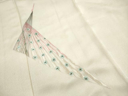 平和屋着物■訪問着　総刺繍　抽象文様　正絹　逸品　DABG4715qa