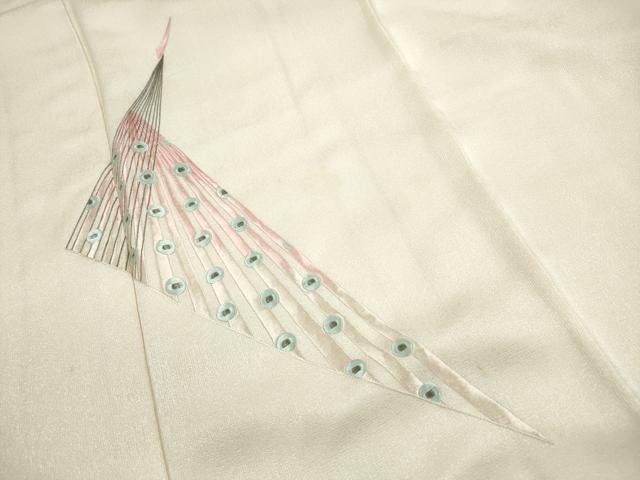 平和屋着物■訪問着　総刺繍　抽象文様　正絹　逸品　DABG4715qa