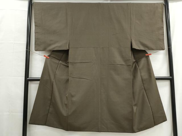 平和屋着物■男性　お召　霞文　正絹　逸品　DABG4720qa