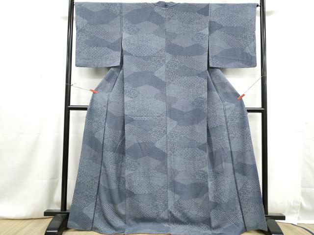 平和屋着物■江戸小紋　作家物　寄せ小紋柄　正絹　逸品　DABG4736qa