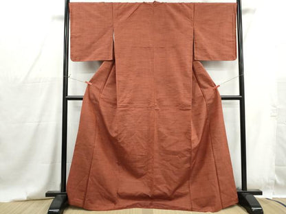 平和屋着物■上質な紬　霞文　正絹　逸品　DABG4750qa