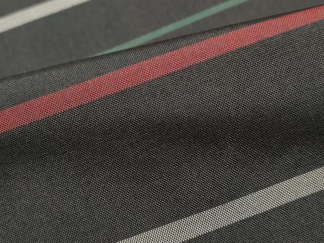 平和屋着物■本場縞大島紬　横段文　正絹　逸品　DABG4759qa