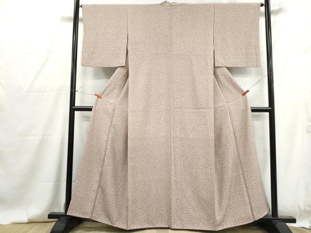 平和屋着物■上質な小紋　小花尽くし　正絹　逸品　DABG4799qa