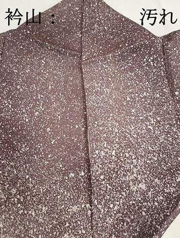 平和屋着物■上質な小紋　霞文　たたき染め　暈し染め　正絹　逸品　DABG4812qa