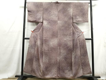 平和屋着物■上質な小紋　霞文　たたき染め　暈し染め　正絹　逸品　DABG4812qa