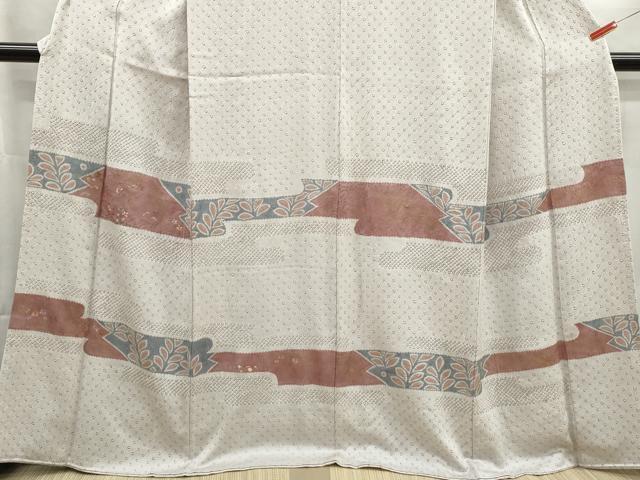平和屋着物■訪問着　刺繍　絞り　エ霞文　金彩　正絹　逸品　DABG4818qa