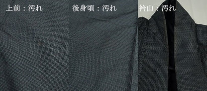 平和屋着物■男性　本場大島紬　80亀甲　総詰め　正絹　逸品　DABG4820qa