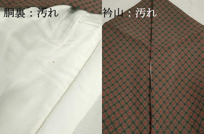 平和屋着物■上質な小紋　七宝文　正絹　逸品　DABG4821qa