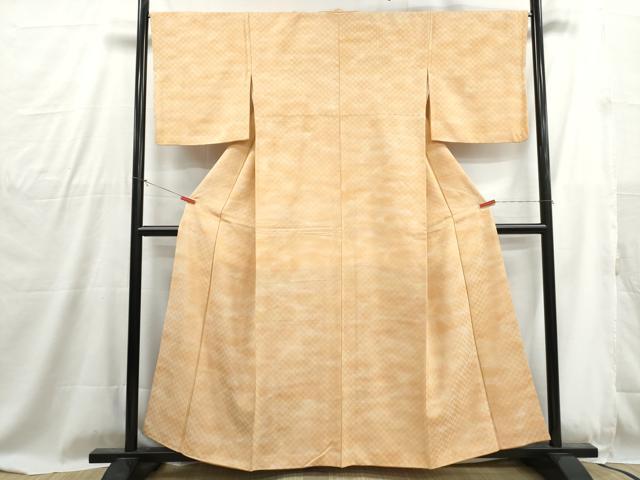 平和屋着物■上質な小紋　霞文　暈し染め　正絹　逸品　DABG4831qa