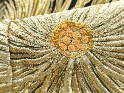 平和屋着物■豪華色留袖黒留袖　駒刺繍　乱菊　金彩　正絹　逸品　DABG4856qa