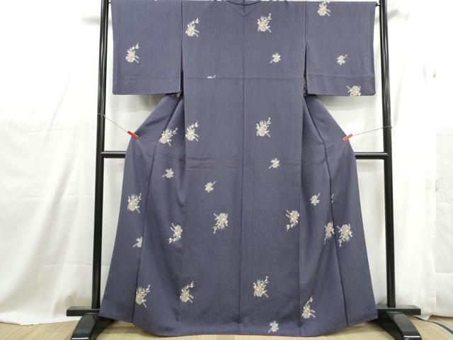 平和屋着物■上質な小紋　花車文　そごう百貨店扱い　正絹　逸品　DABG4905qa