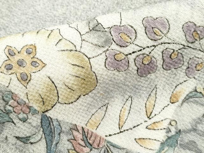 平和屋着物■訪問着　手描き　辻が花　鬼しぼ縮緬　正絹　逸品　DABG4923qa