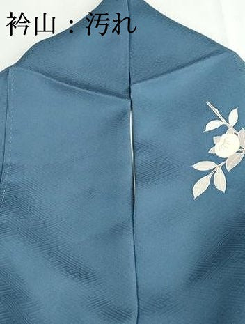 平和屋着物■訪問着　駒刺繍　地紙枝花文　暈し染め　金彩　正絹　逸品　DABG4943qa