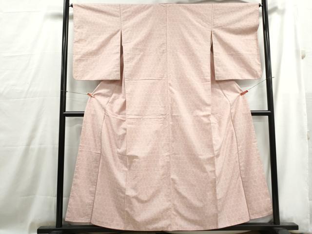 平和屋着物■上質な紬　亀甲文　三越扱い　正絹　逸品　DABG4985qa