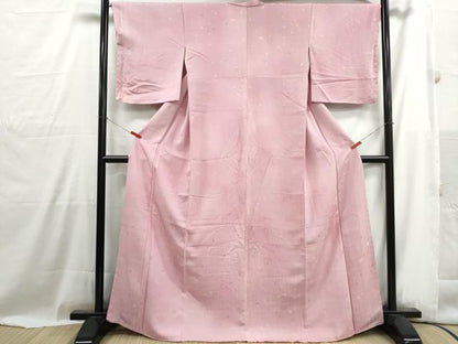 平和屋着物■上質な小紋　箔散らし　暈し染め　正絹　逸品　DABG4989qa