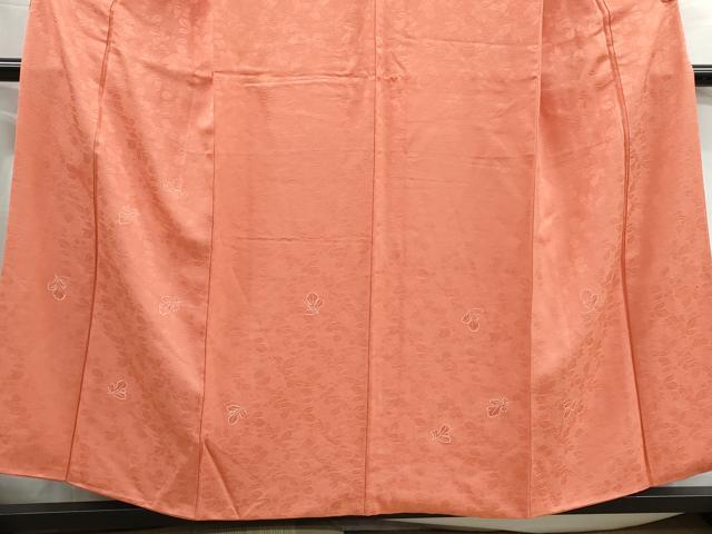 平和屋着物■訪問着　地紋起こし　菊の葉文　正絹　逸品　DABG5000qa