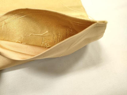 平和屋本店●太鼓柄袋帯　唐織　人物花松文　本金箔　金泥箔　正絹　逸品　未使用　DABG5065fe