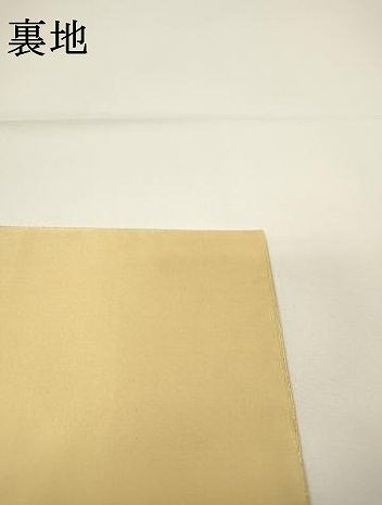 平和屋本店●太鼓柄袋帯　源氏物語シリーズ　檜扇王朝文　本金箔　金泥箔　正絹　逸品　DABG5081fe