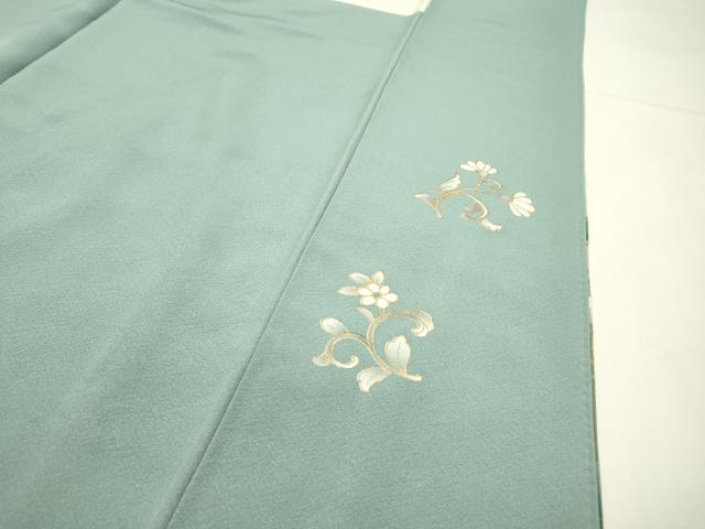 平和屋着物▼訪問着　刺繍　正倉院更紗花唐草文　暈し染　金糸　正絹　逸品　DABG5321fe
