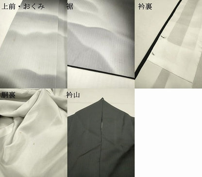 平和屋着物●訪問着　霞文　暈し染　正絹　逸品　DABG5340fe