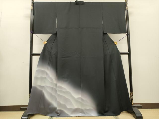 平和屋着物●訪問着　霞文　暈し染　正絹　逸品　DABG5340fe