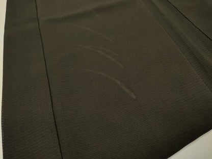 平和屋着物▽羽織　スリーシーズン　春夏秋　塵除け　無双　絽袷　絽×絽　芝文　黒地　正絹　逸品　DABG5497fe
