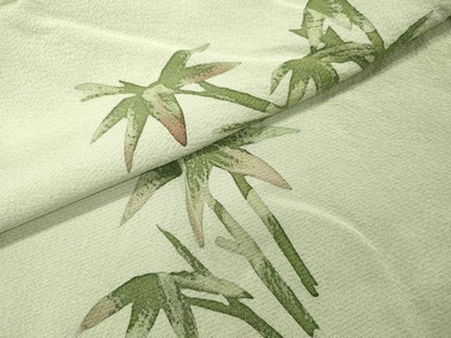 平和屋着物＃羽織　ろうけつ染　笹竹文　正絹　逸品　DABG5504fe