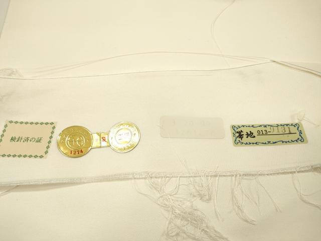 平和屋着物▼西陣　太鼓柄袋帯　螺鈿　金閣寺　金彩　証紙付き　正絹　逸品　DABG5569fe