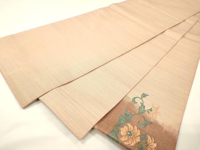 平和屋着物▼京の名門　じゅらく謹製　太鼓柄袋帯　天平幻華　金糸　正絹　逸品　DABG5576fe