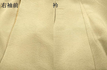 平和屋着物▼色留訪問着　総刺繍　吹き寄せ花文　金糸　正絹　逸品　DABG5646fe