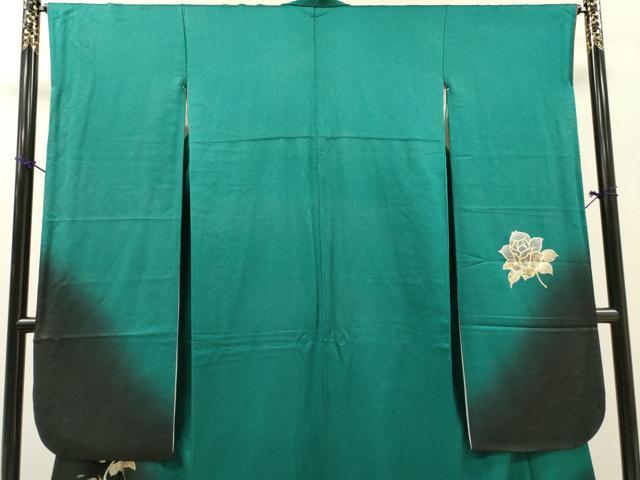 平和屋着物▼豪華振袖　舞花　暈し染　金銀彩　正絹　逸品　DABG5663fe