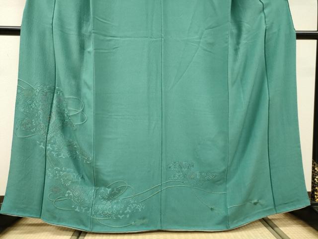 平和屋着物▼中国三大刺繍　スワトウ刺繍　汕頭刺繍　総刺繍　訪問着　吉祥花文　正絹　逸品　DABG5673fe