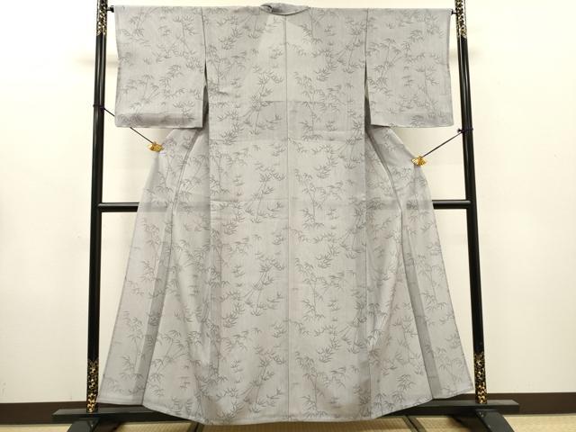 平和屋着物＊夏物　小紋　絽　笹文　正絹　逸品　未使用　DABG5686fe