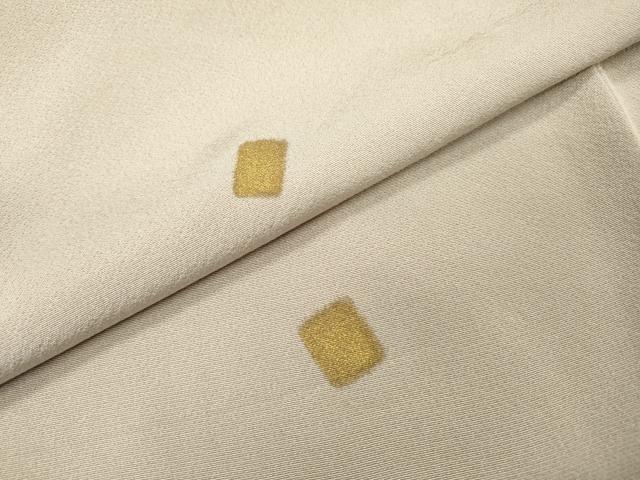 平和屋着物▽上質な小紋　単衣　箔散らし　金彩　正絹　逸品　DABG5722fe
