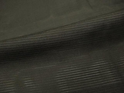 平和屋着物▽男性　黒紋付　長羽織　スリーシーズン　春夏秋　塵除け　絽　正絹　逸品　DABG5730fe