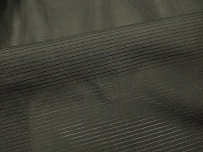 平和屋着物▽男性　黒紋付　羽織　スリーシーズン　春夏秋　塵除け　絽　正絹　逸品　DABG5732fe
