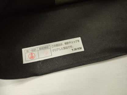 平和屋着物●澤屋重兵衛　六通柄袋帯　狩猟飛鳥花文　金彩　引箔　正絹　逸品　DABG5773fe