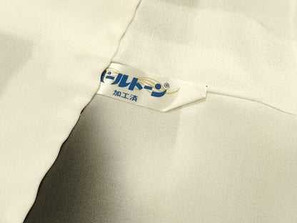 平和屋着物▼上質な小紋　霞文　暈し染　正絹　逸品　DABG5880fe