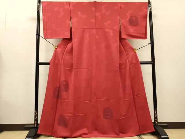 平和屋着物▼中国三大刺繍　相良刺繍　総刺繍　訪問着　草花　正絹　逸品　未使用　DABG5883fe