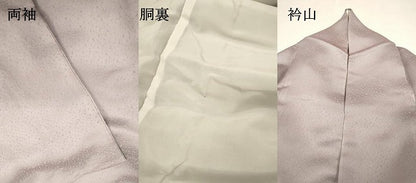平和屋着物▼豪華色留袖　寿光織　道長箔散らし文　銀糸　正絹　逸品　DABG5902fe