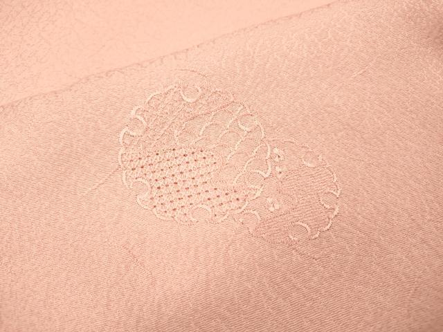 平和屋着物▼中国三大刺繍　スワトウ刺繍　汕頭刺繍　総刺繍　無地絵羽訪問着　雪輪花文　虹色　正絹　逸品　DABG5903fe