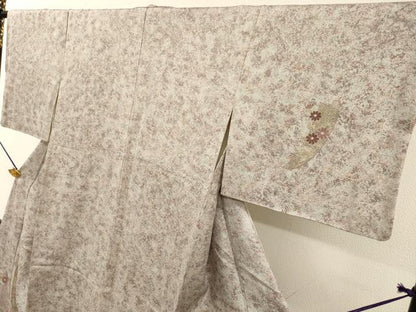 平和屋着物▼中国三大刺繍　スワトウ刺繍　汕頭刺繍　総刺繍　訪問着　流水短冊花文　やまと誂製　正絹　逸品　DABG5908fe