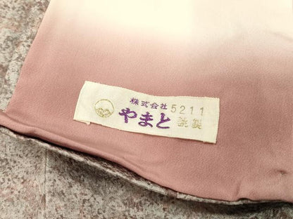 平和屋着物▼中国三大刺繍　スワトウ刺繍　汕頭刺繍　総刺繍　訪問着　流水短冊花文　やまと誂製　正絹　逸品　DABG5908fe