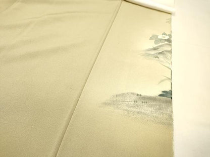 平和屋着物▼豪華色留袖　作家物　手描き　藤紅染　東海道　暈し染　正絹　逸品　DABG5922fe